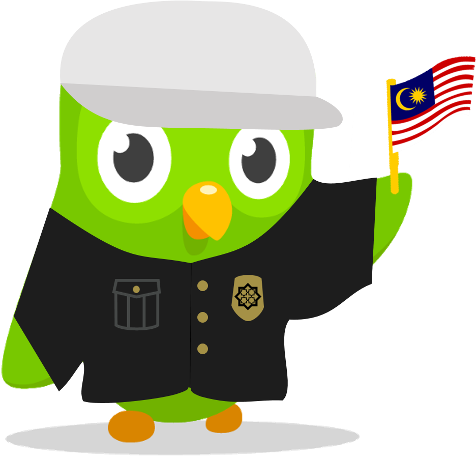 Police Clipart Owl - Duolingo Mascot (1056x920)
