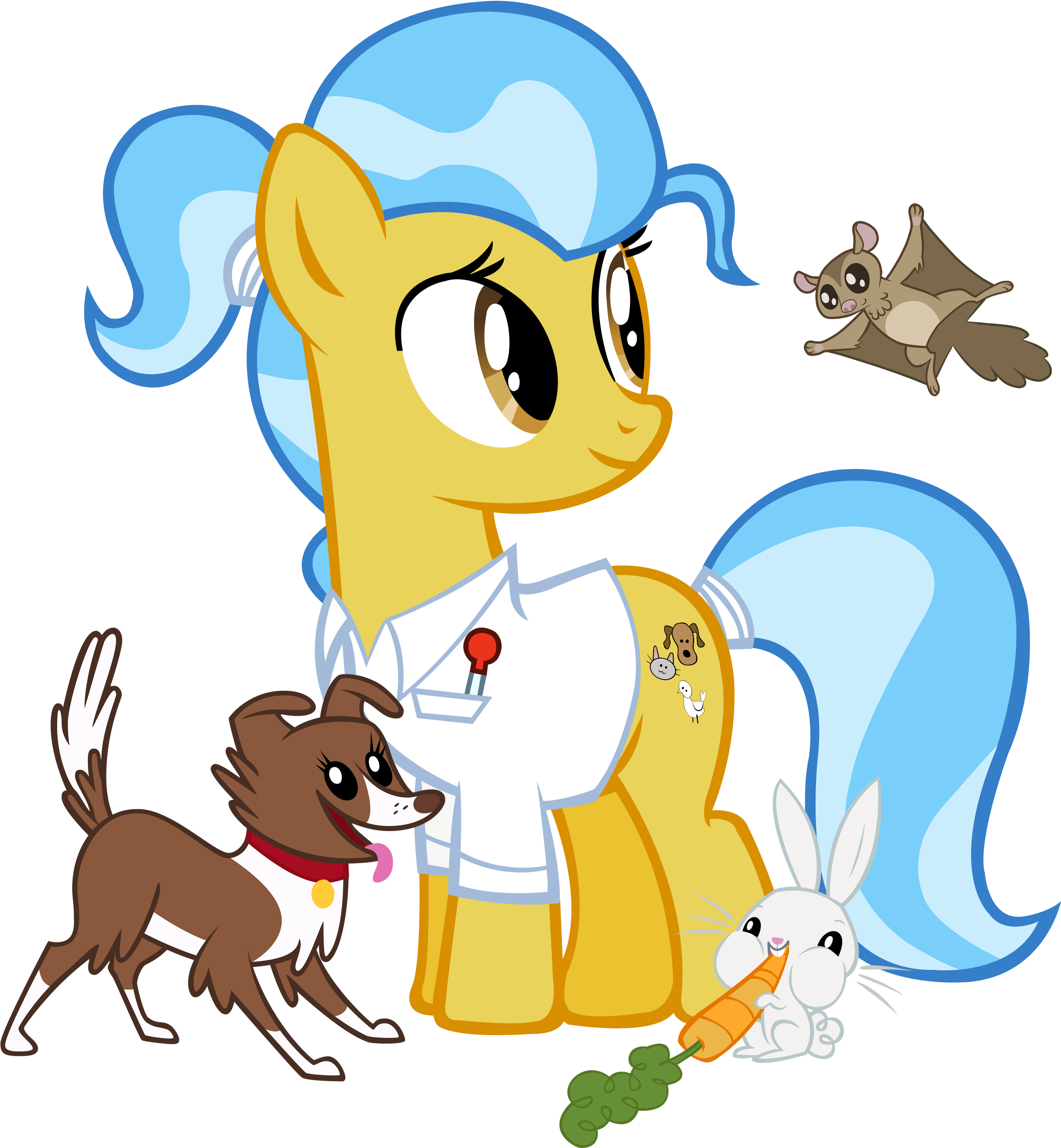 The Vet By Purplefairy456 - My Little Pony Vet (2580x2820)