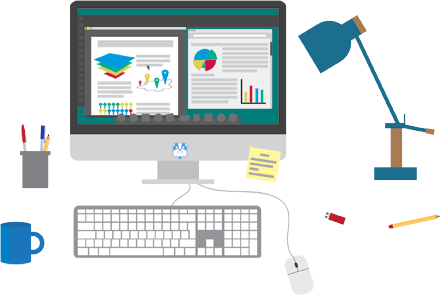 What Is An Infographic - Infographic Design Computer (441x295)