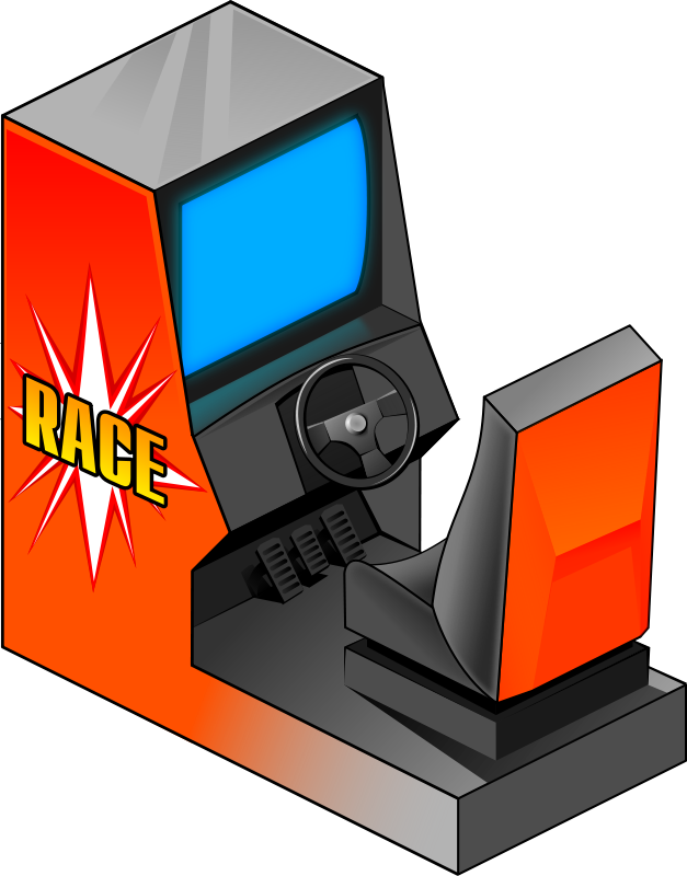 Video Game Arcade Clipart (627x800)
