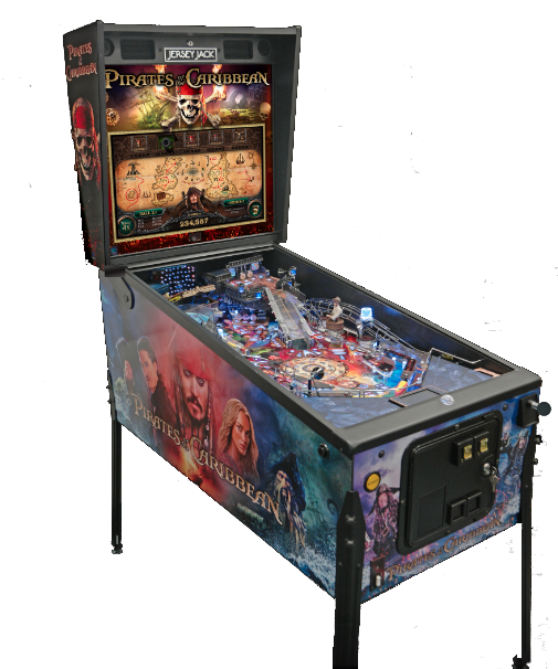 Adventure On The High Seas Of Pinball - Jjp Pirate Of The Caribbean Pinball (505x606)