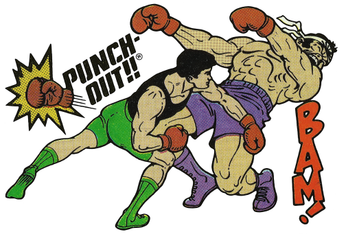 Gaming - Nintendo Punch Out Macho Man Topps Sticker (540x372)