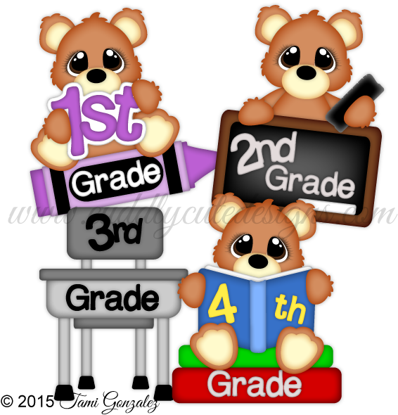 Elementary Bears - Cartoon (600x600)