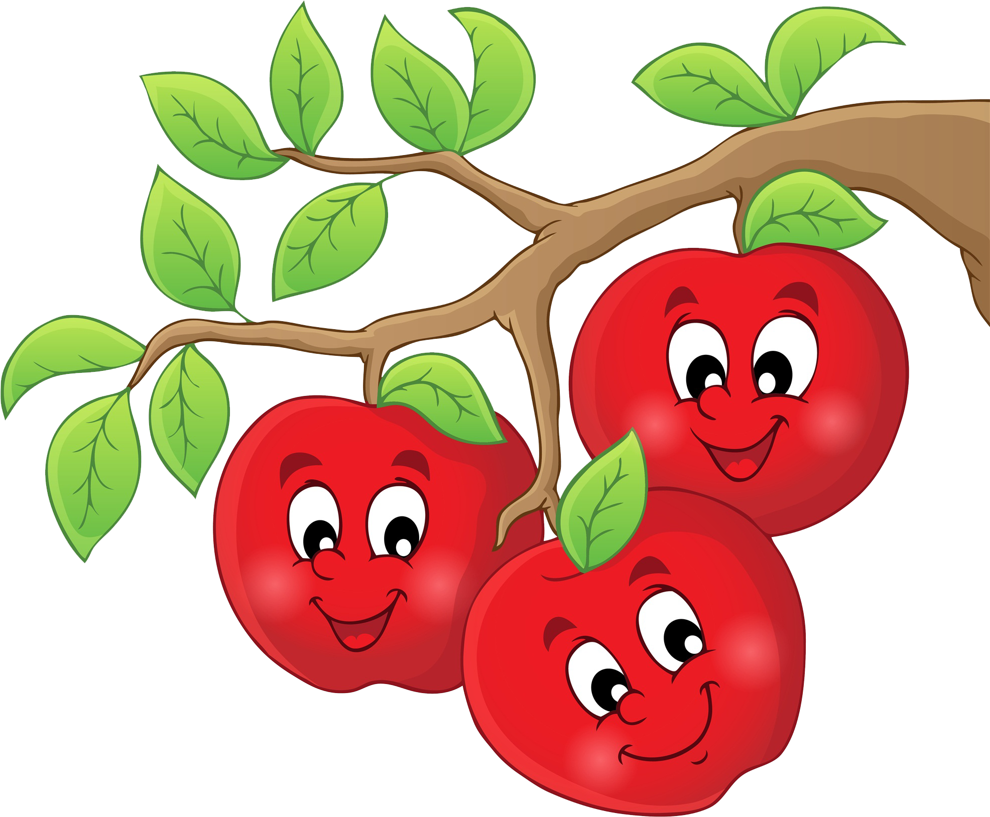 Cartoon Apple Clip Art - Cartoon Apple Clip Art (2013x1736)