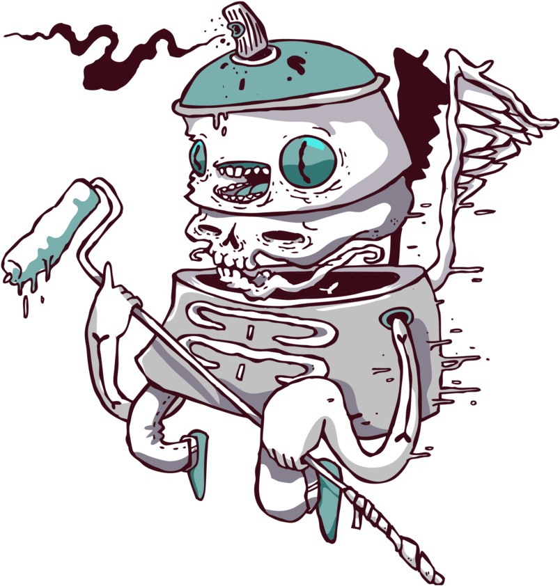 Street Art Character Illustrated By Squirl - Character (1000x1157)