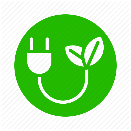 Energy, Flash, Lighting, Recycle Icon - Emblem (512x512)