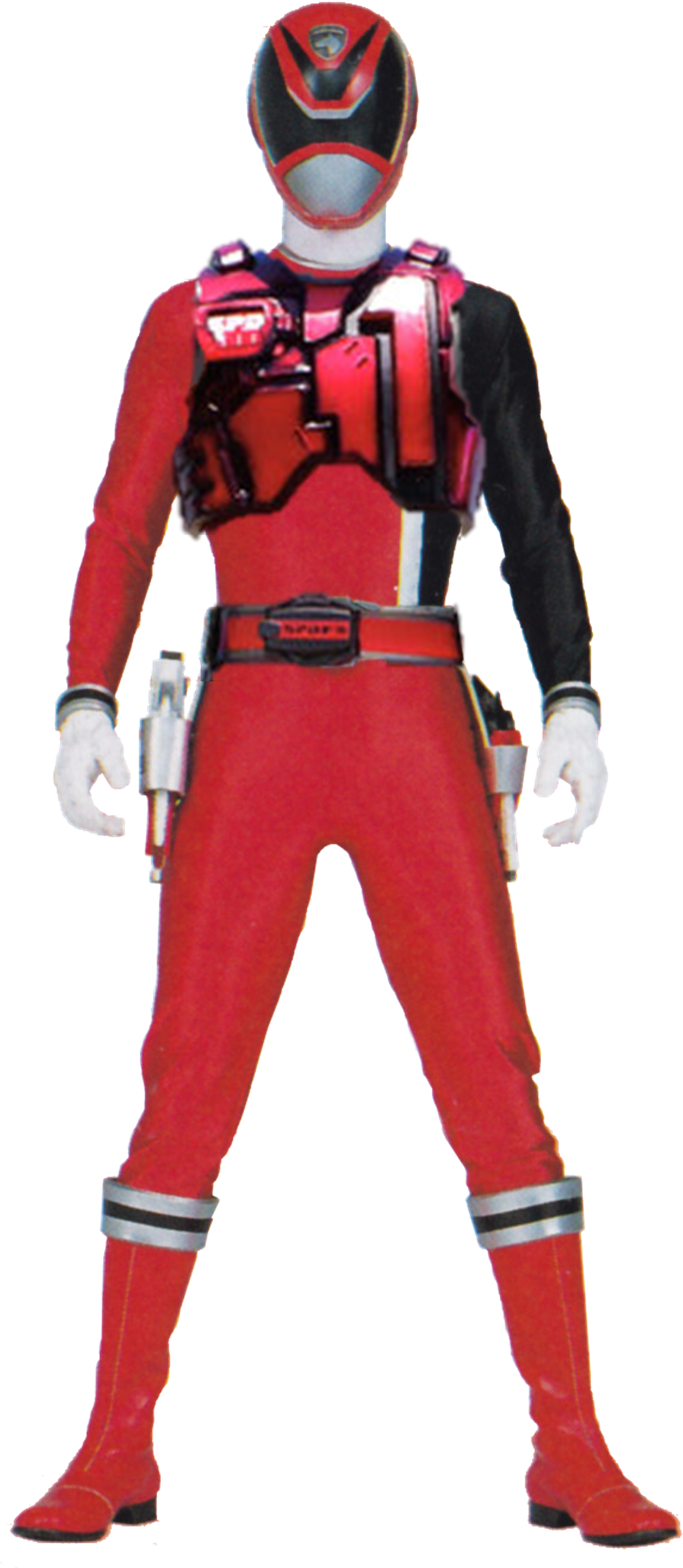Of Employment In The Fire Squad, Ban Was Given An Upgrade - Power Rangers Spd Red Ranger (937x2063)