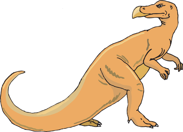 Dinosaur With Bird Beak (600x434)