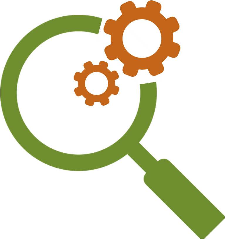 Search Engine Visibility - Magnifying Glass Icon Transparent (767x817)