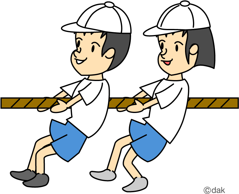 Athletic Meet In Elementary School That Tug - Sports Meet Clipart Png (800x800)