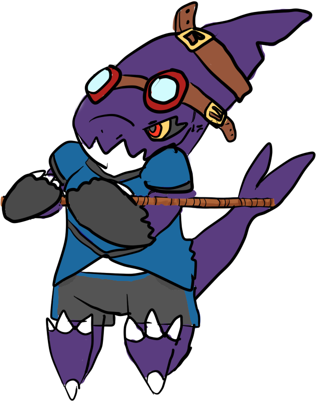 Tug O War Dwc Gwhitesharkmon By Scoiipedes - Cartoon (800x1000)