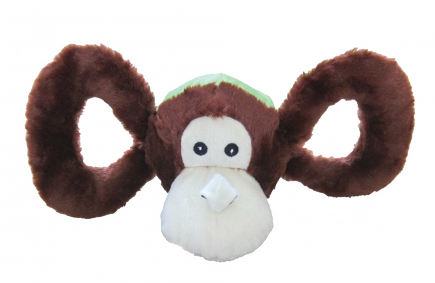 Tug A Mal™ - Jolly Pets Large Tug-a-mals, Monkey, Brown (435x283)