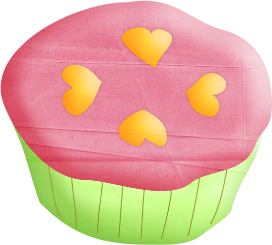 Imágenes De Cupcakes De Cumpleaños - Heart (574x513)