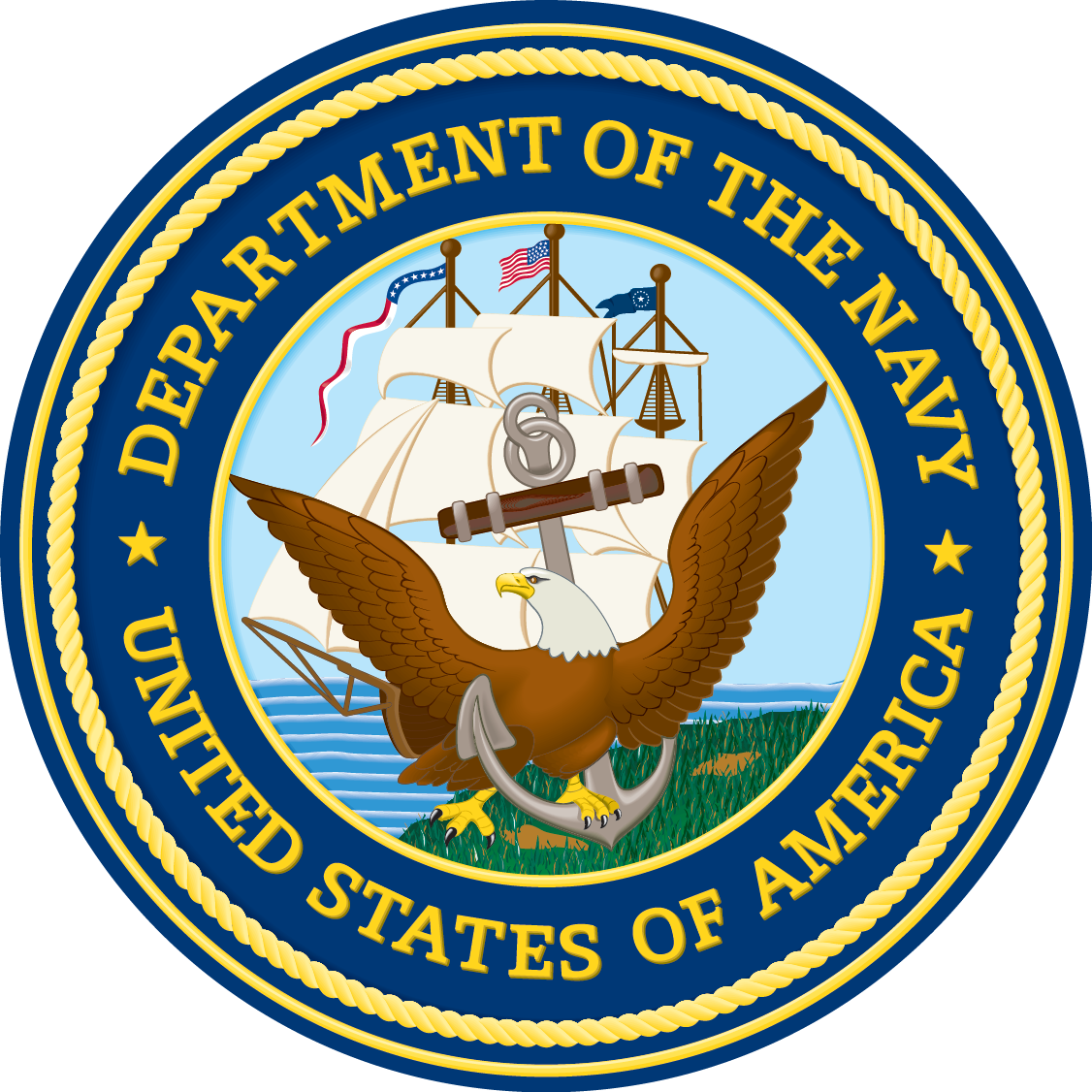 Navy, Marine Corps & Coast Guard Ho3s/r 5d Dragonfly - Department Of The Navy (1126x1126)