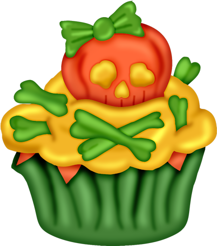 *✿*dulces Terrorificos*✿* - Cupcake (502x546)