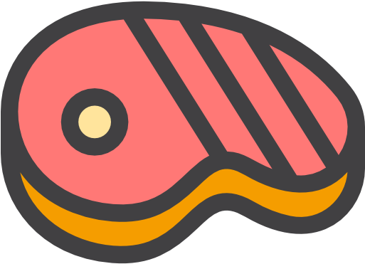 Steak Free Icon - Portable Network Graphics (512x512)