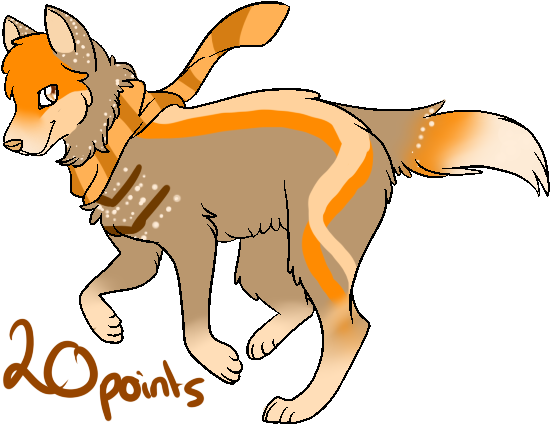 Pumpkin Spice Latte Dog Adoptable - Cartoon (610x450)