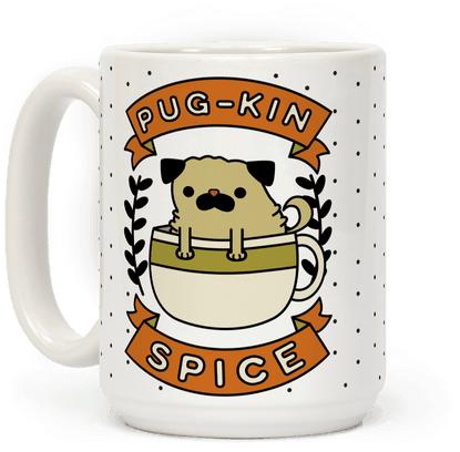 Pugkin Spice - Pugkin Spice Latte Mug (484x484)