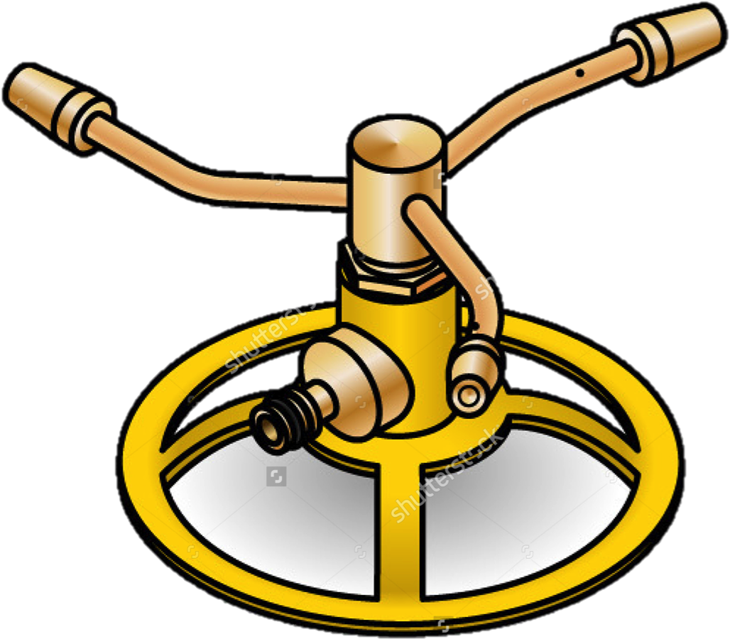 Irrigation Sprinkler Lawn Watering Cans Clip Art - Irrigation Sprinkler Lawn Watering Cans Clip Art (1056x1125)