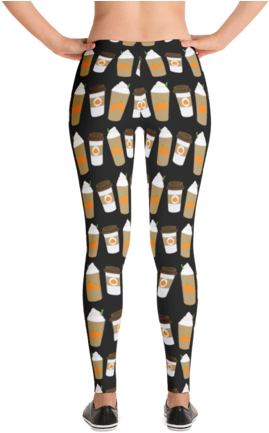 Pumpkin Spice Latte - Imagineavalon Christmas Leggings, Christmas Clothing, (480x480)