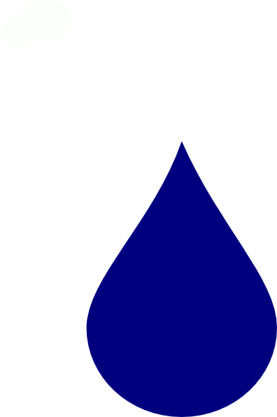 Single Drop Navy Blue Clip Art At Clker - Single Drop Navy Blue Clip Art At Clker (396x597)