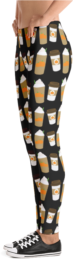 Pumpkin Spice Latte - Leggings (1000x1000)