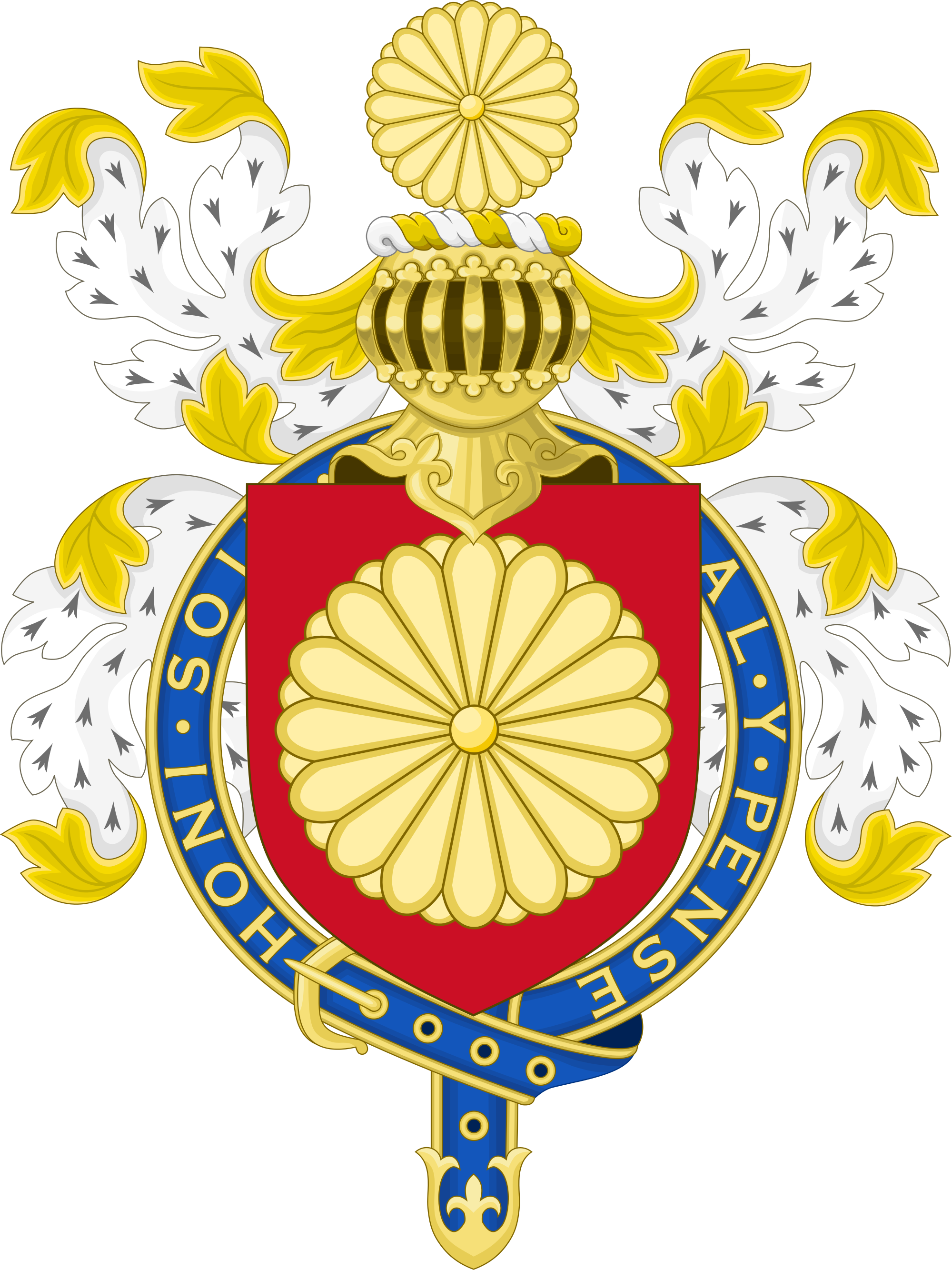 Coat Of Arms Of Japanese Emperor - British Royal Coat Of Arms (2000x2667)