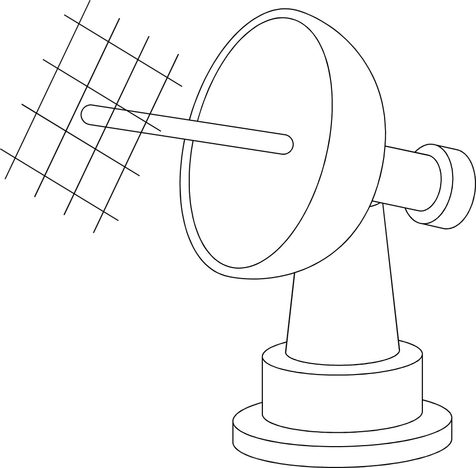 Illustration Of A Satellite Dish - Illustration (958x941)