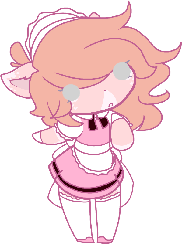 Oh Look A Little Chibi Maid By Quartelz - Cartoon (623x817)