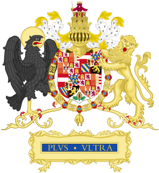 Coat Of Arms Of Charles When He Was Duke Of Burgundy - Philip Ii Of Spain Coat Of Arms (345x359)