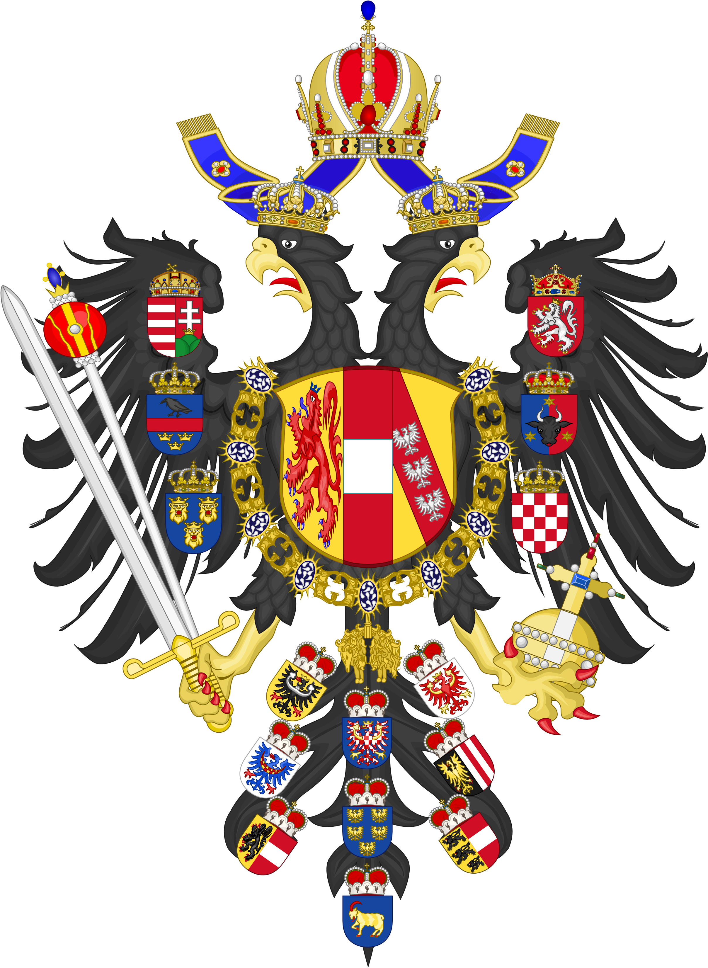 Coat Of Arms Request By Fennomanic Coat Of Arms Request - Coat Of Arms Of Holy Roman Empire (2437x3332)