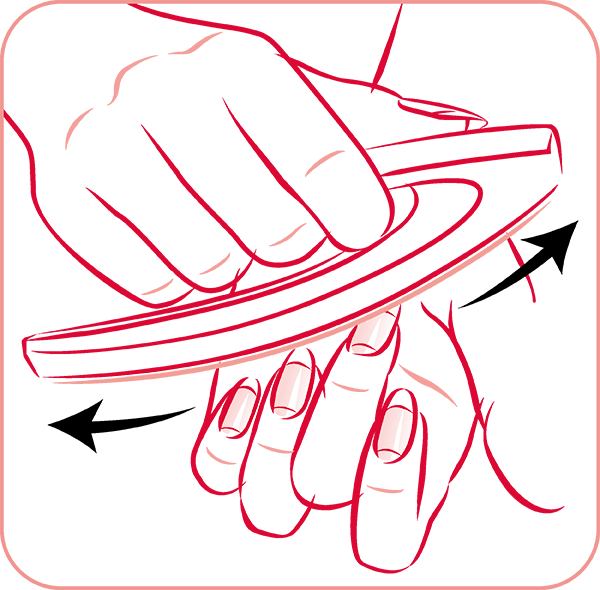 Polish To A Luxurious Shine With The Pink Nail Buffer - Polish To A Luxurious Shine With The Pink Nail Buffer (600x590)