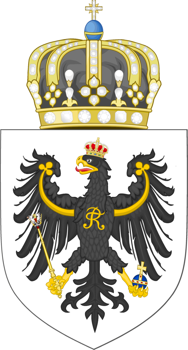 Lesser Coat Of Arms Of Prussia By Ericvonschweetz - Coat Of Arms Of Prussia (656x1219)