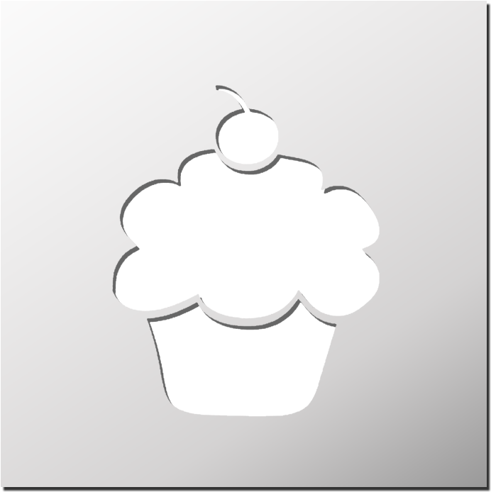 Pochoir Cupcake - Pochoir Bonhomme De Neige (800x800)