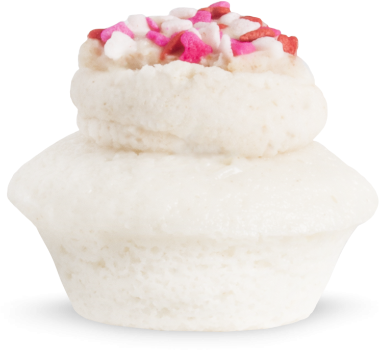 White Chocolate Pretzel Cupcake Small Side View Image - Buttercream (800x800)