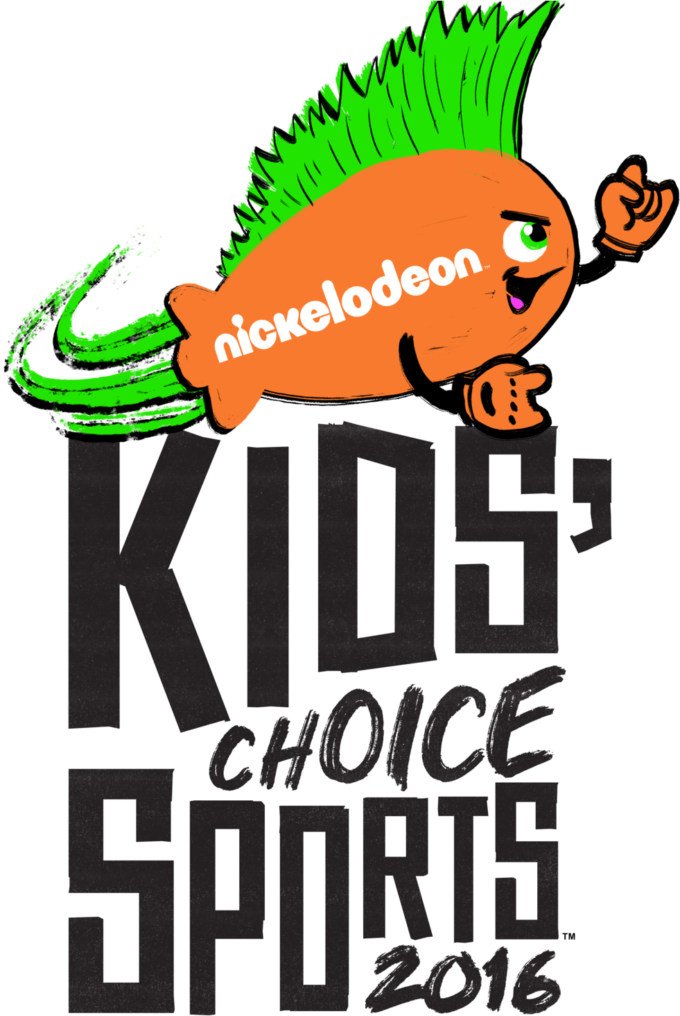 Nickelodeon's Kids Choice Sports - Nickelodeon Kids Choice Sports Logo (1014x1500)