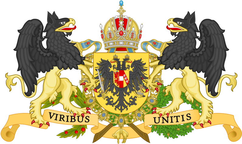 Coat Of Arms Of Emperor Franz Joseph I - Habsburg Coat Of Arms (800x495)