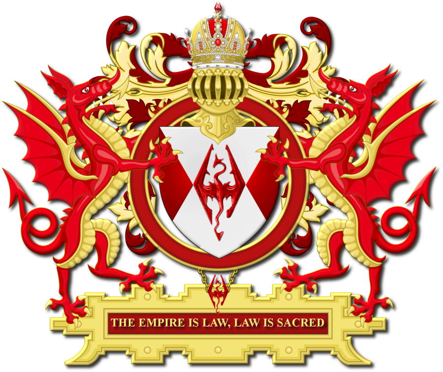 Septim And Imperial City Coat Of Arms By Remanian - Guide To The Kings And Queens (900x756)