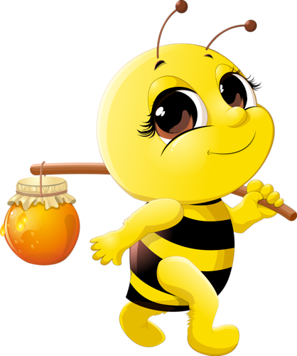 Bumblebee Clip Art - My Life As A Honey Bee [book] (418x500)