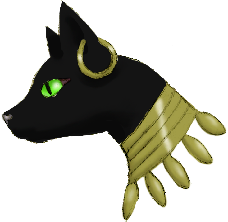 Egyptian Cat By Serpentsolus On Deviantart - Drawings Of Egyptian Cats (771x800)