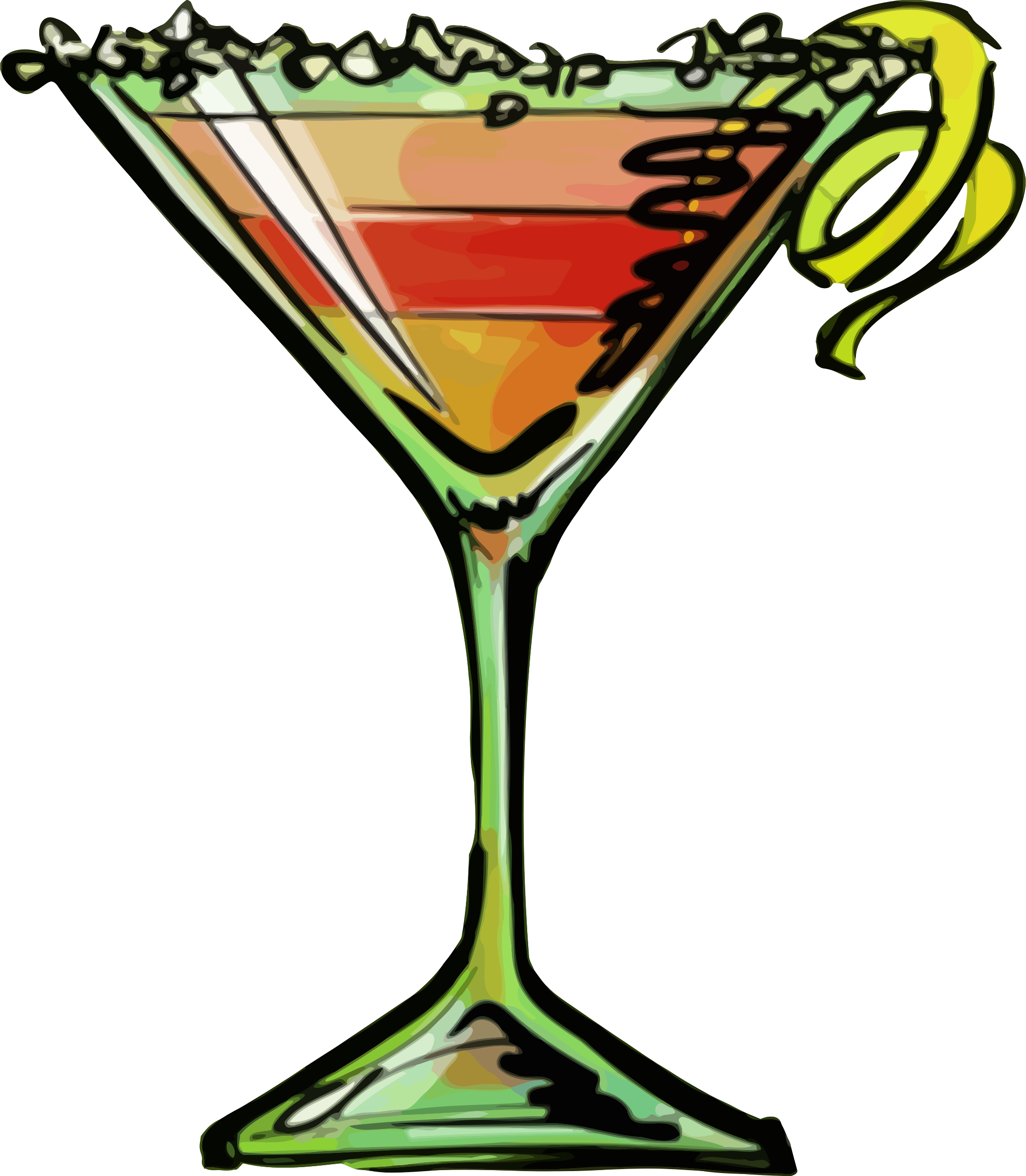 Cocktail - Icon Cocktail Png (2094x2400)