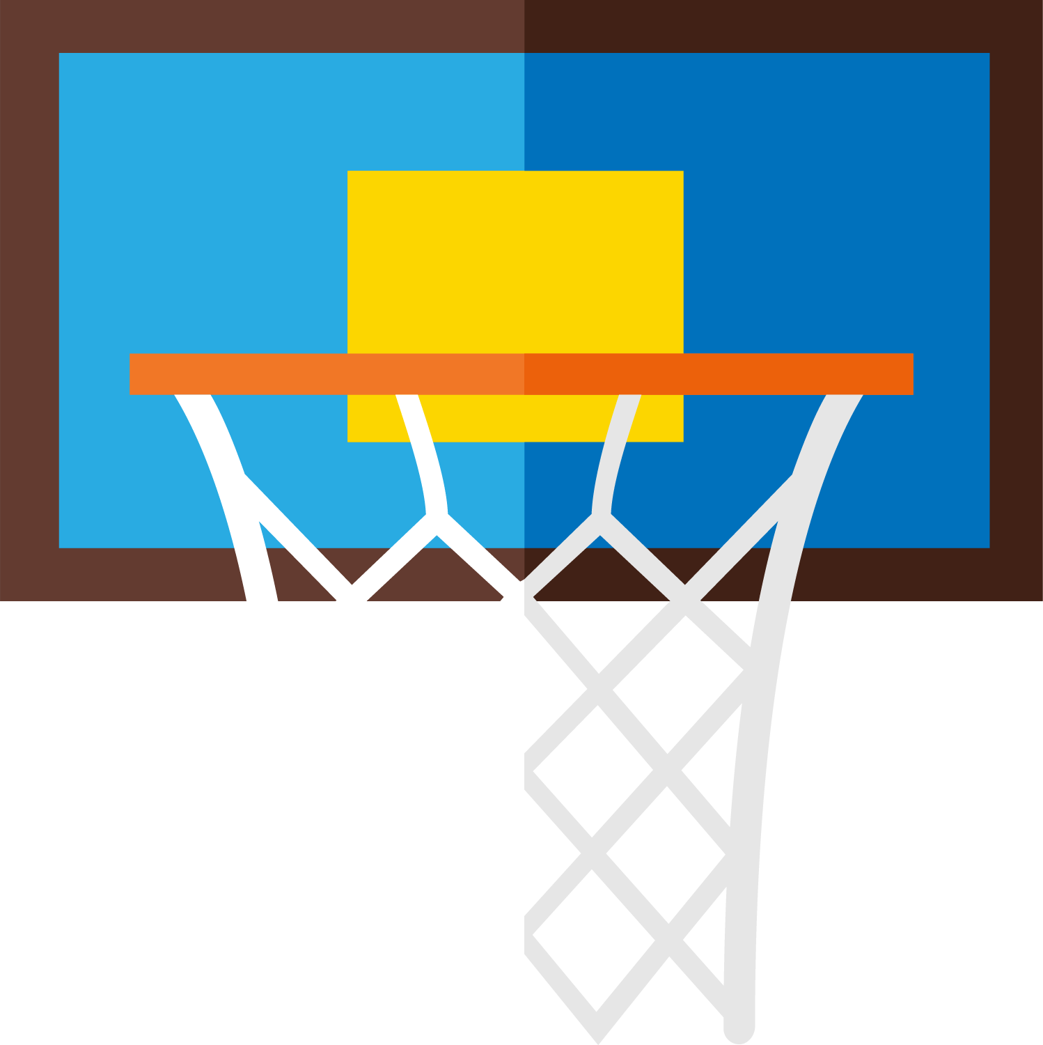 Basketball Court Breakaway Rim - Basketball (1498x1500)