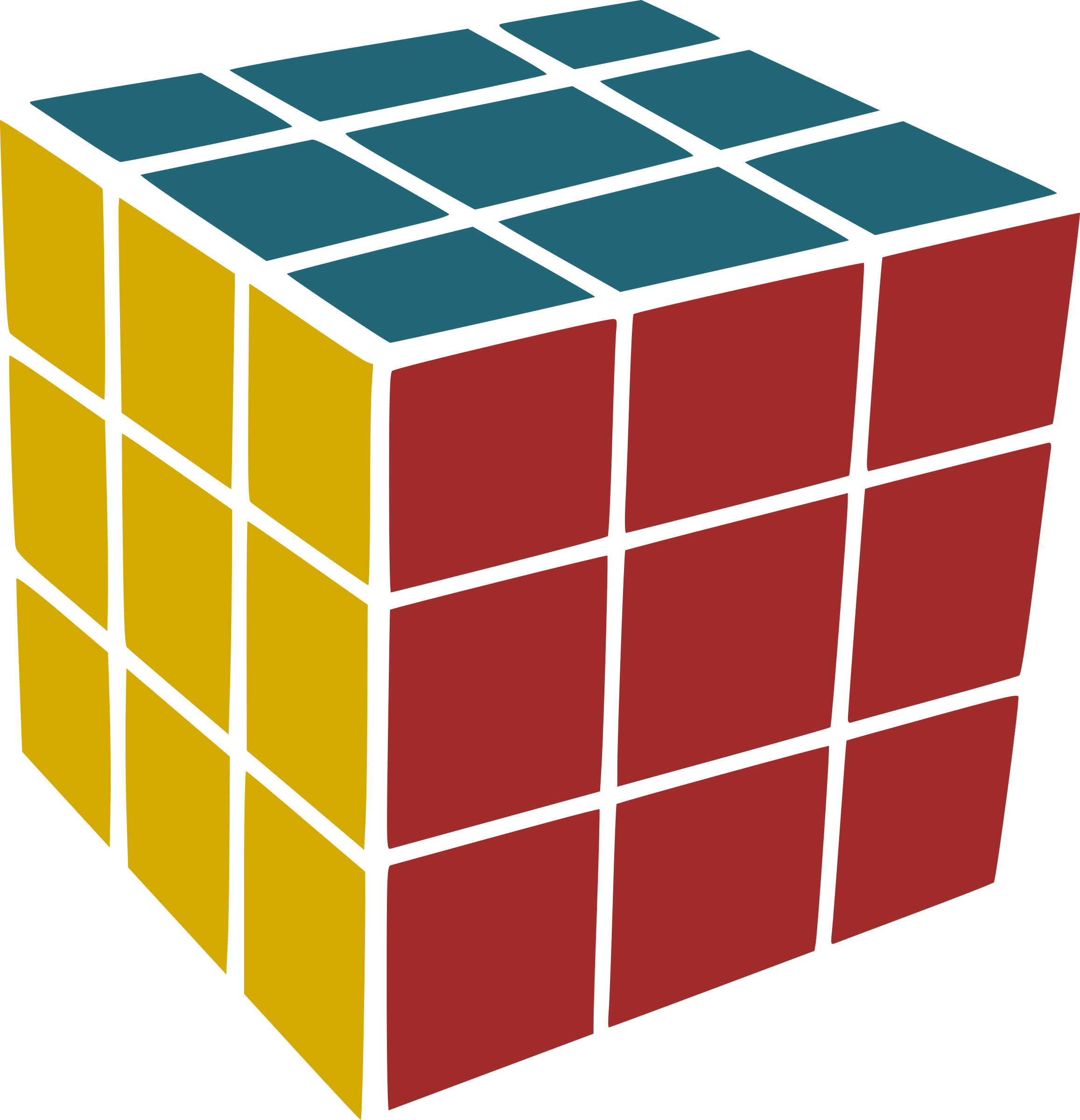 Rubik Clip Art At Clker - Rubik's Cube Vector Png (694x720)