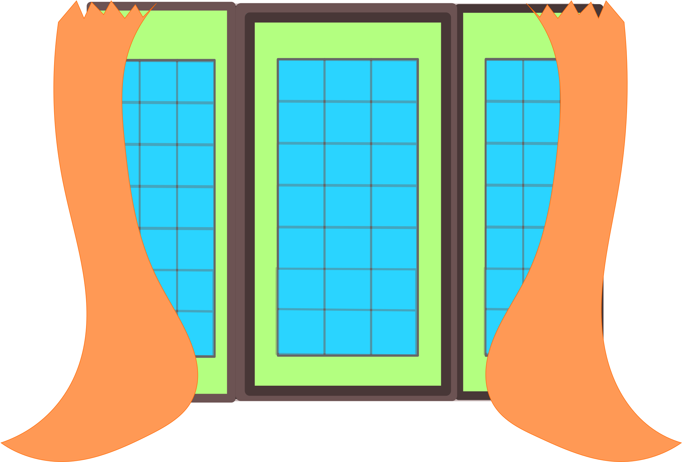 To Fresh Air - Window Clipart (2400x1698)