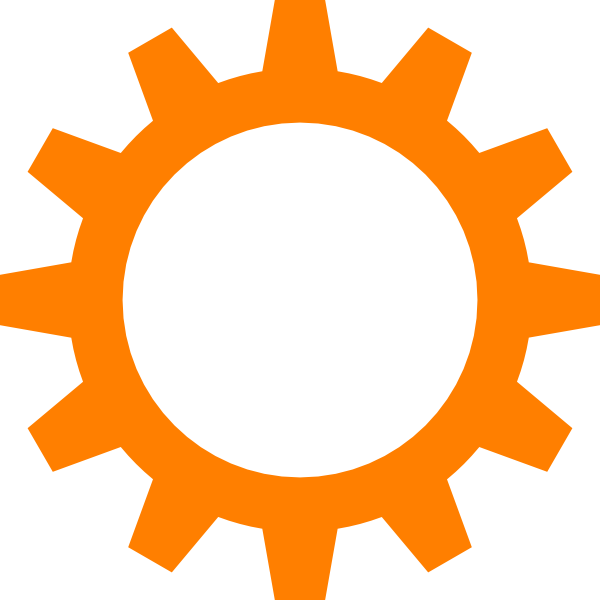 Wheel Clipart Cog - Golden Gear Png (600x600)