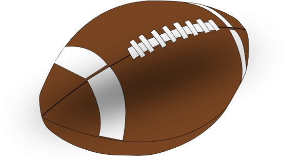 Football Clipart Transparent Background - Pallone Football Png (600x323)