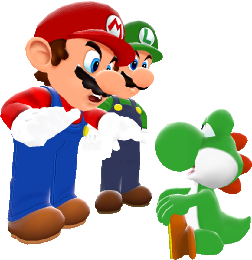 Now You Listen Here Little Yoshi By Icelucario20xx - Luna And Baby Yoshi (942x877)