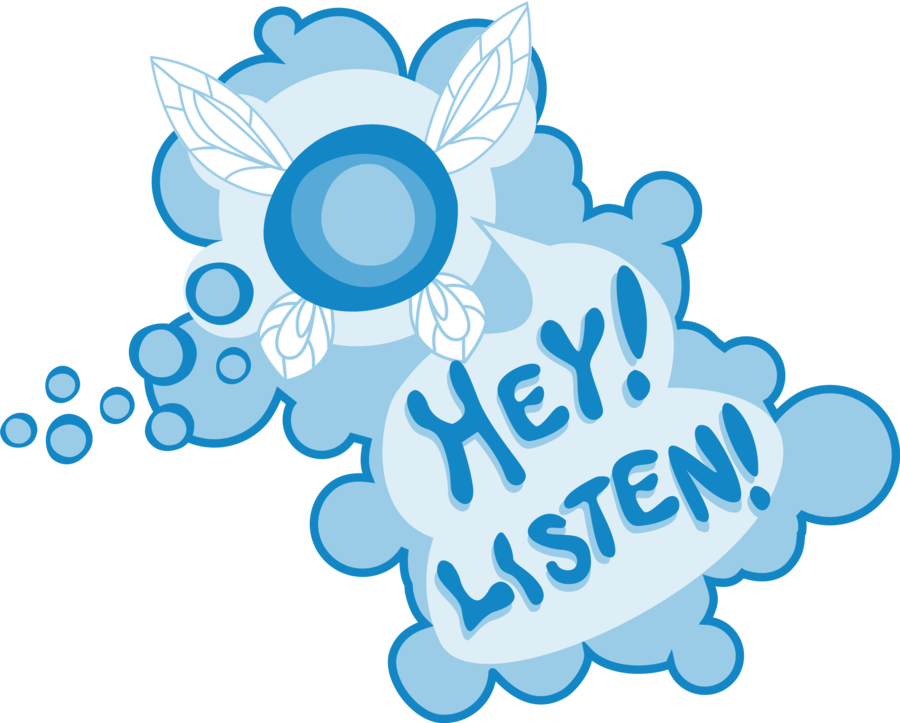 Navi Says Hey Listen By Geek Girl Fi - Navi Zelda Hey Listen (900x723)
