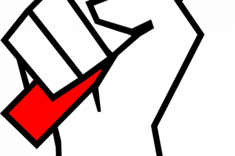 President Napolitano, Listen Up - Redefreiheit-bleistift In Der Faust Mauspad (480x320)