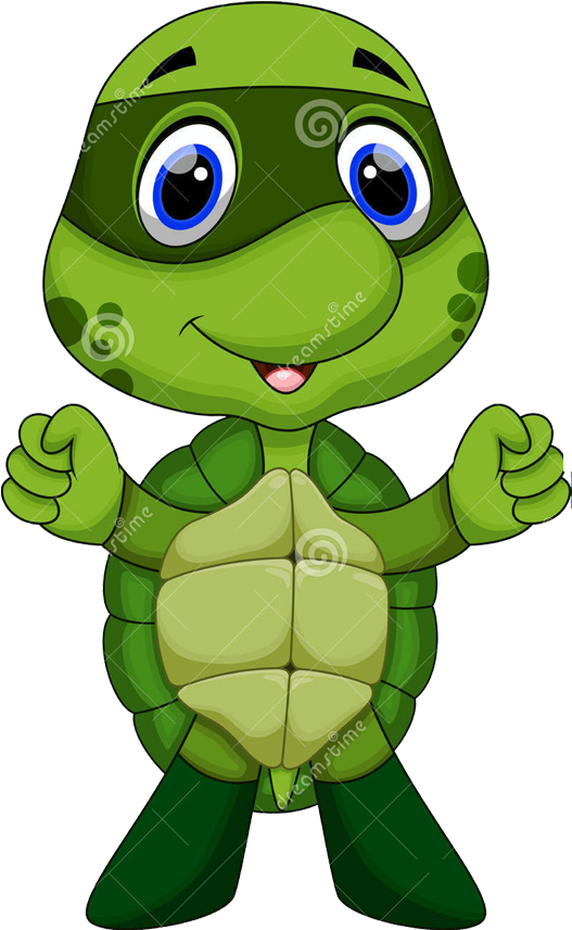 Turtle Cartoon Illustration - Turtle Cartoon Illustration (1000x1000)